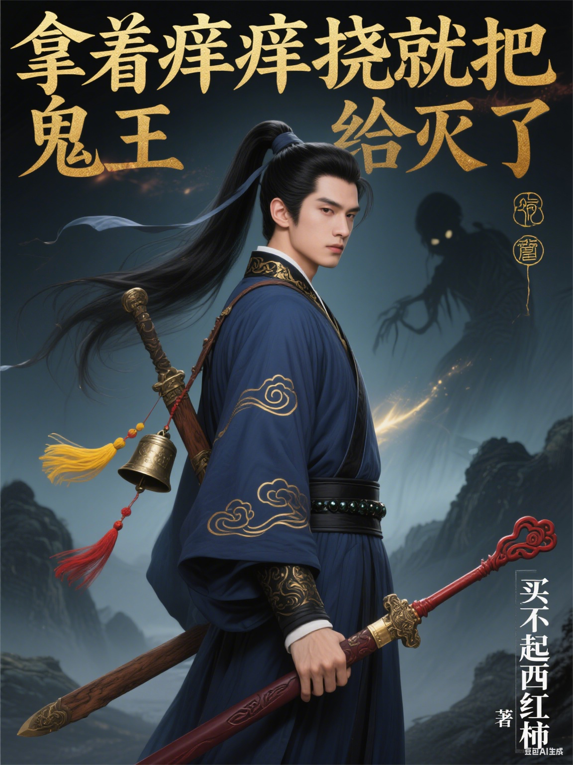 拿著癢癢撓就把鬼王給滅了