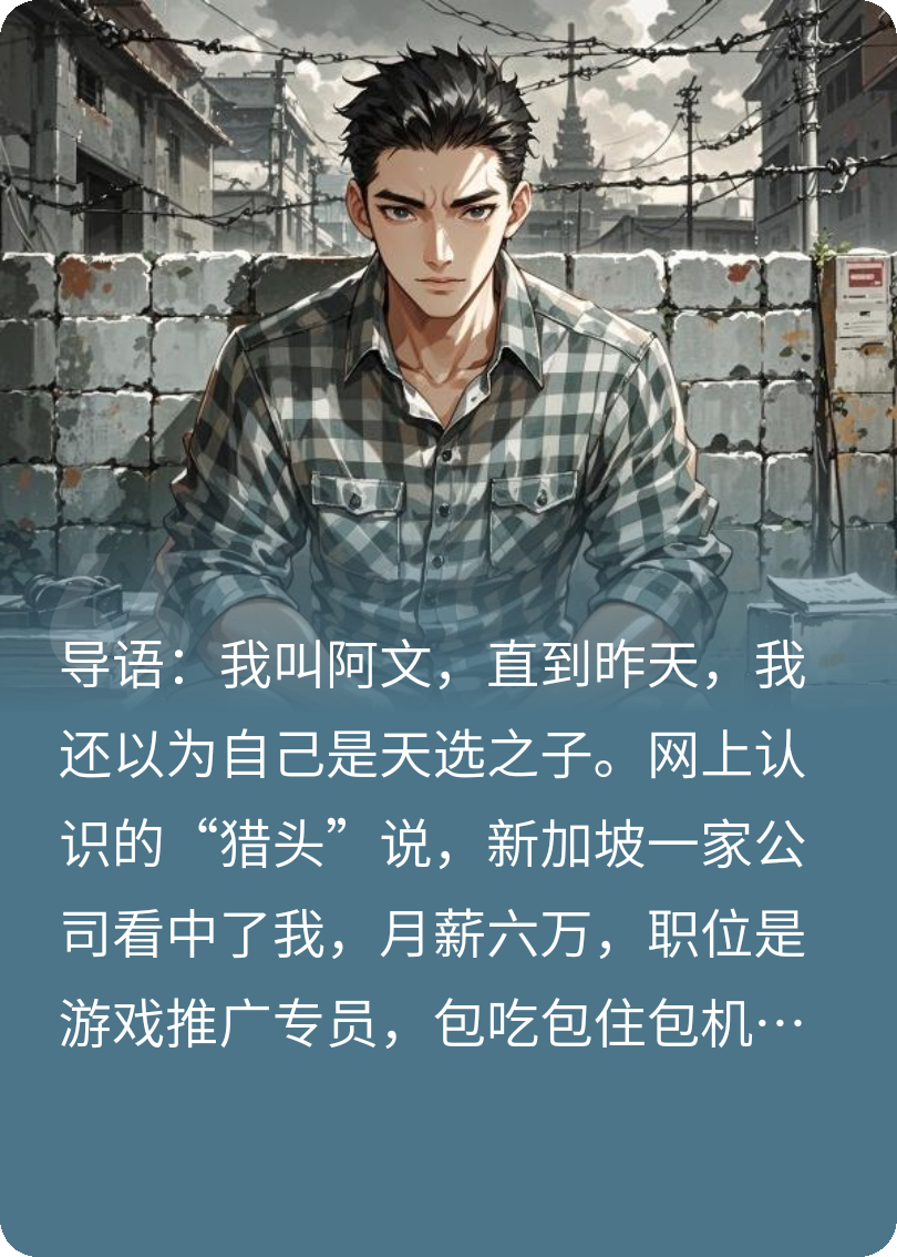 高薪騙我去園區(qū)噶腰子，我笑了