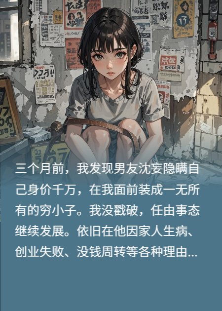 男友裝窮，卻不知道我是首富之女