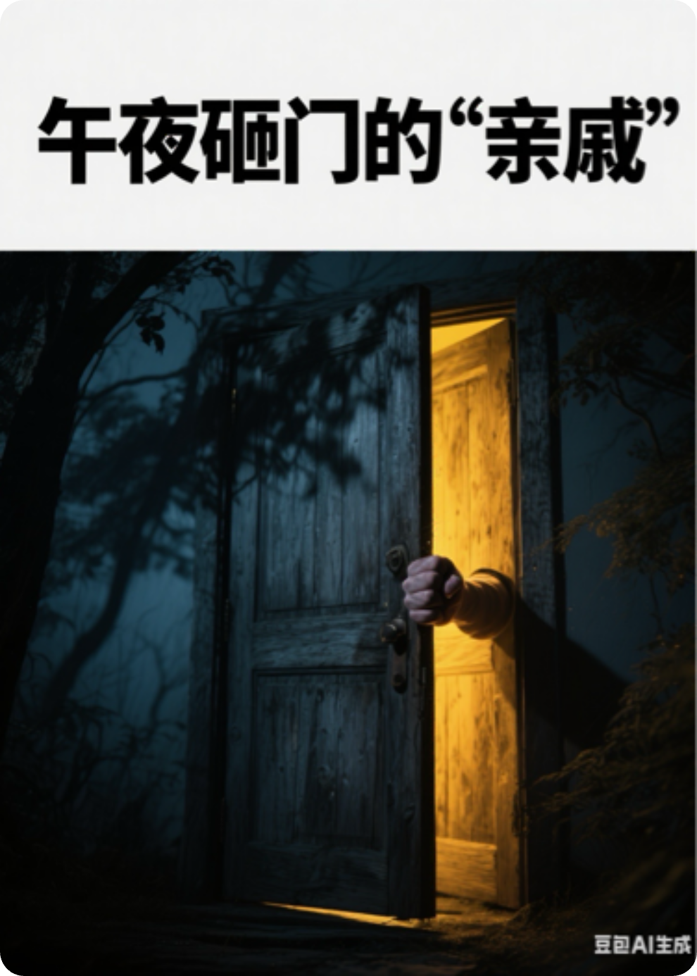 午夜砸門的"親戚"