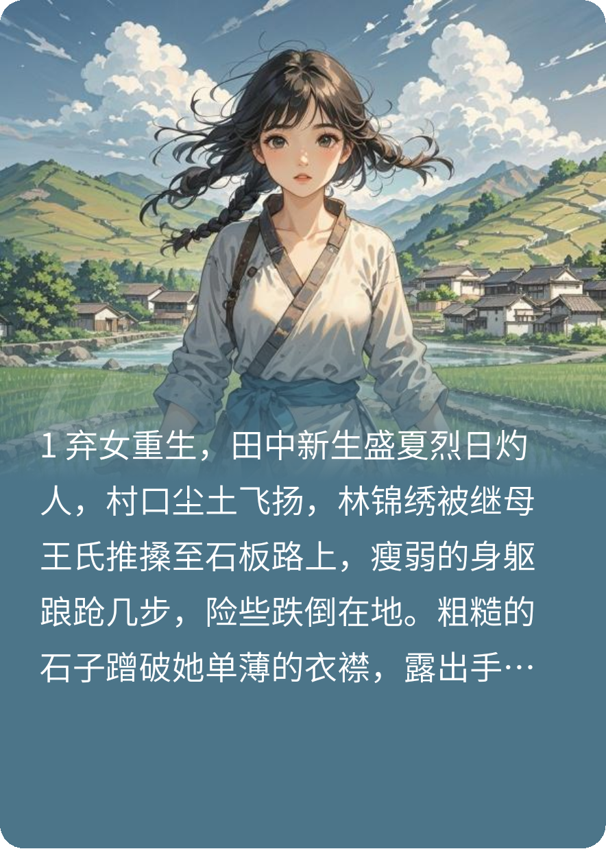 逆襲農(nóng)女：終成司命，守護(hù)錦繡河山