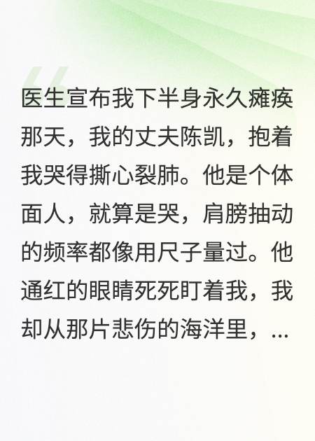 為拿百萬(wàn)保險(xiǎn)，老公開(kāi)車將我撞殘