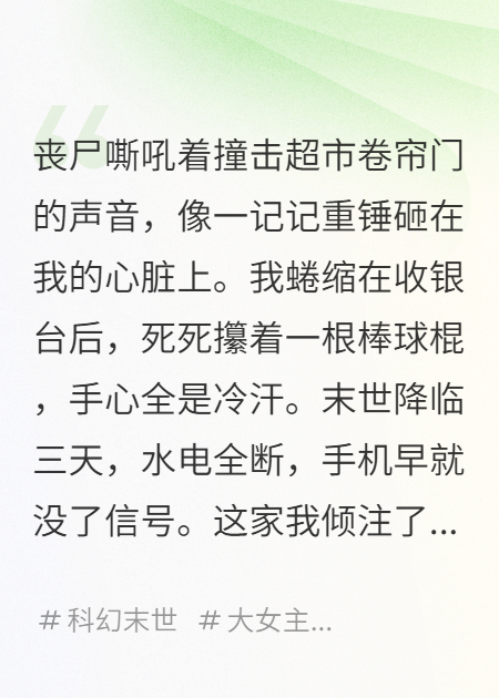 末世降臨，我的超市活了