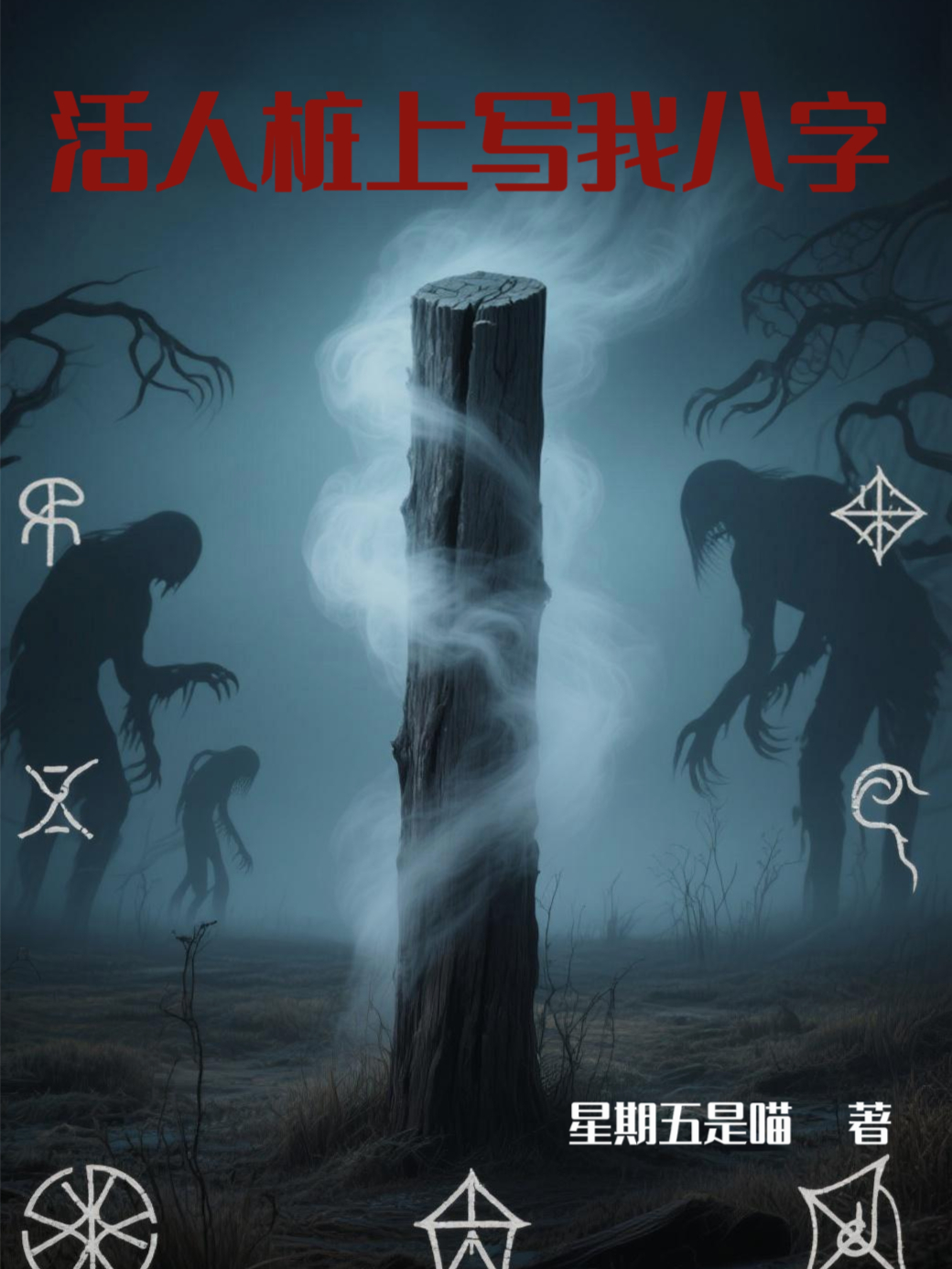 活人樁上寫我八字