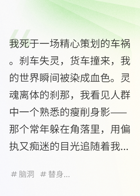 我死后，他成了我，繼承我的一切