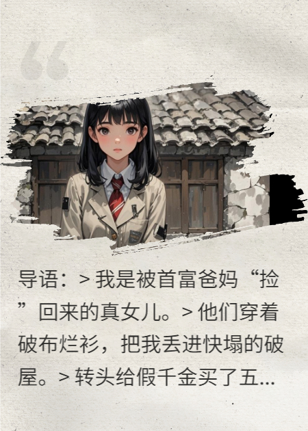 首富爸媽裝窮坑我，遭天譴