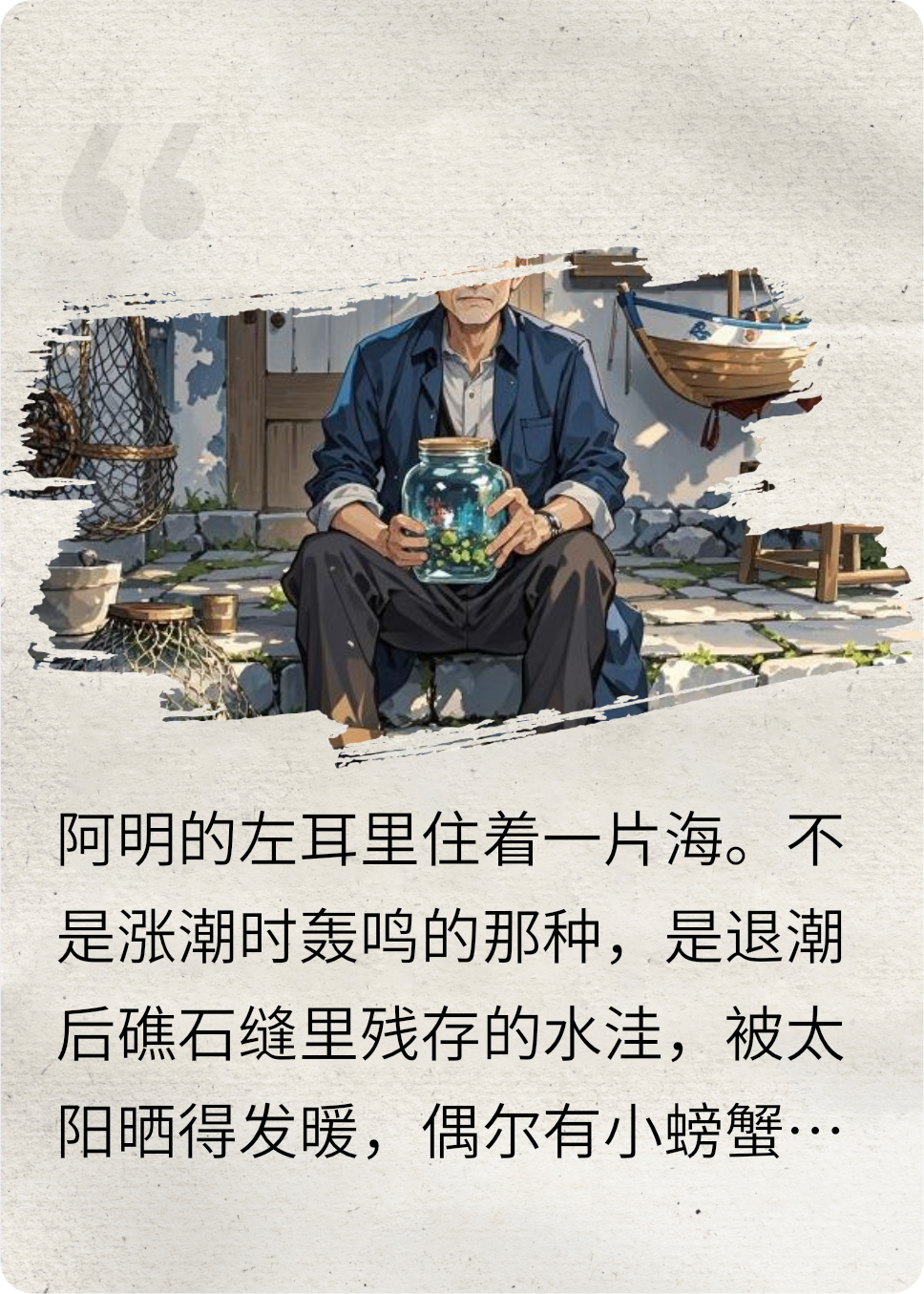 玻璃罐里的海