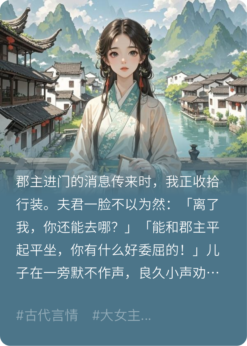 和世家夫君和離后，我嫁給了江南首富