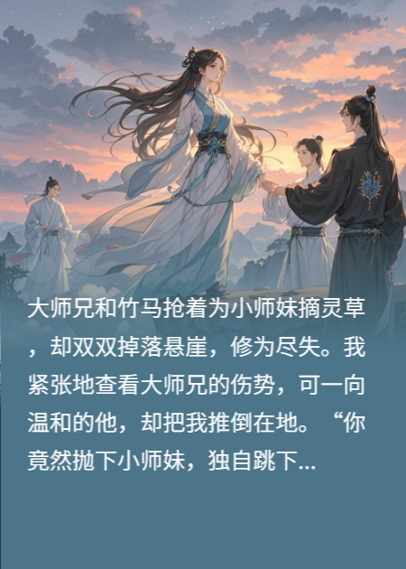 大師兄和竹馬為小師妹墜下山崖后，悔瘋了