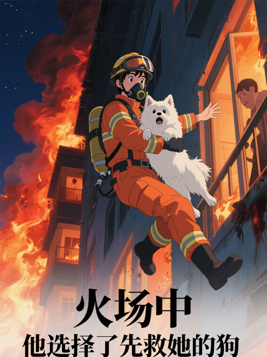 火場(chǎng)中，他選擇了先救她的狗