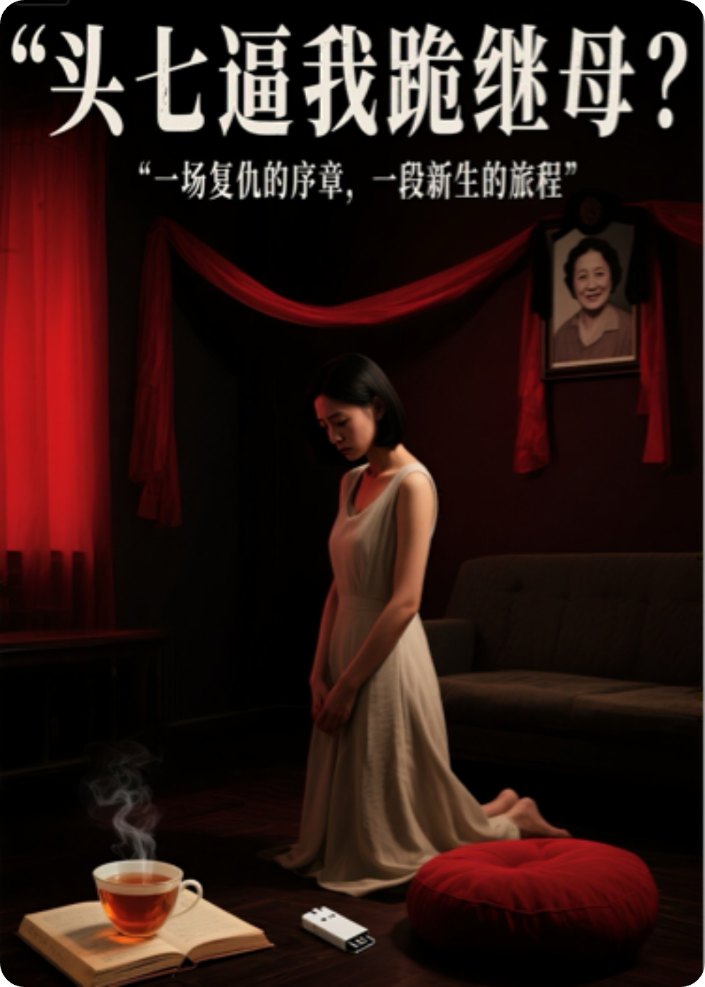 頭七逼我跪繼母？