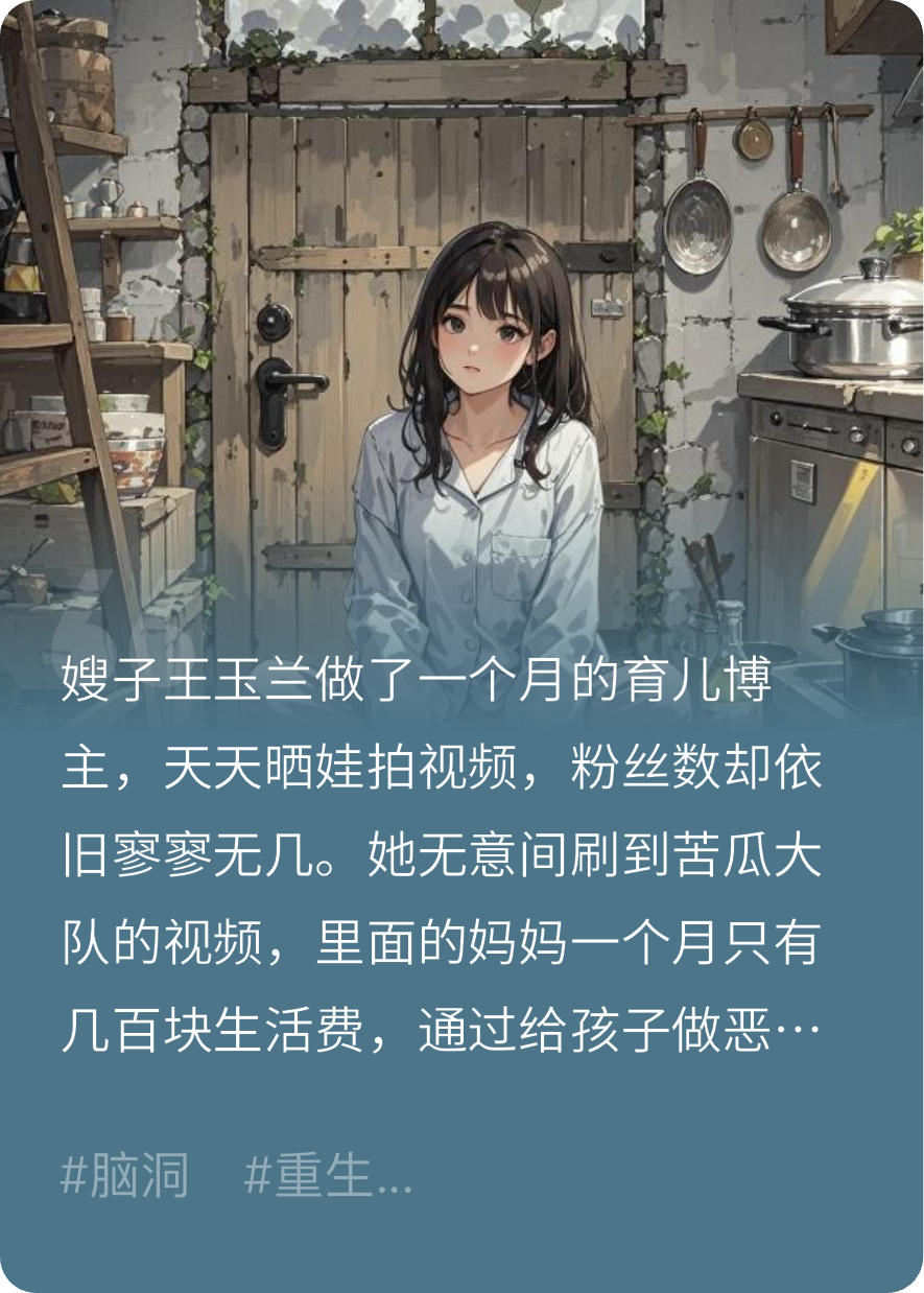 《重生后，嫂子的苦瓜路我不拦了》在线阅读