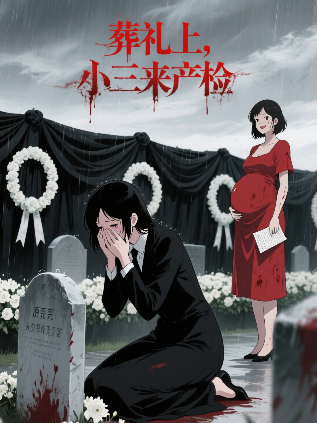 葬禮上，小三來(lái)產(chǎn)檢