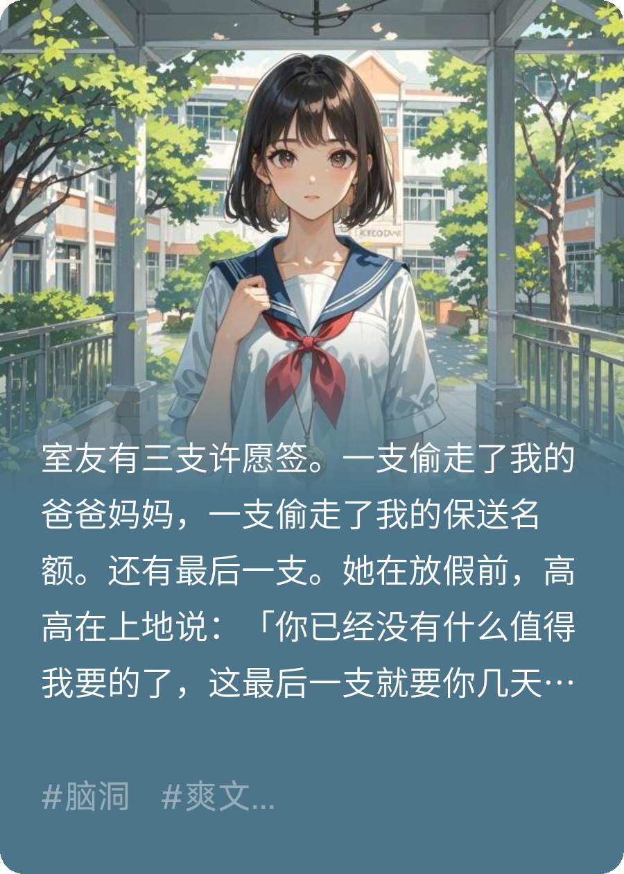 用許愿簽偷走我的人生后，她悔了