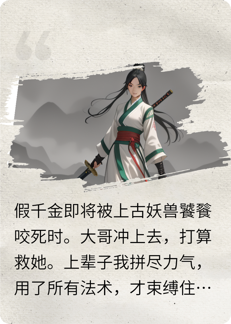 大哥，你的仙途用我骨頭鋪？