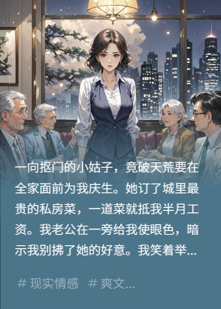 《寿宴惊魂时，我让小姑子家破人亡》在线小说