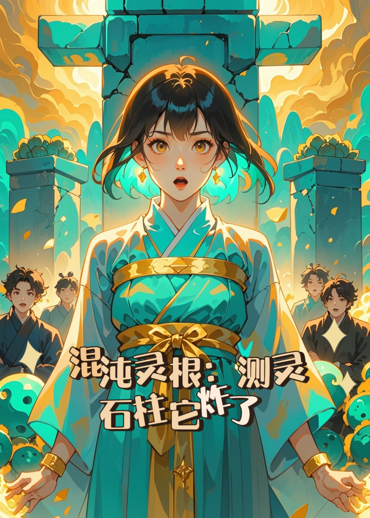 混沌靈根：測(cè)靈石柱它炸了！